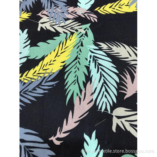 Lady's Skirt With Cotton Linen Printed Fabric